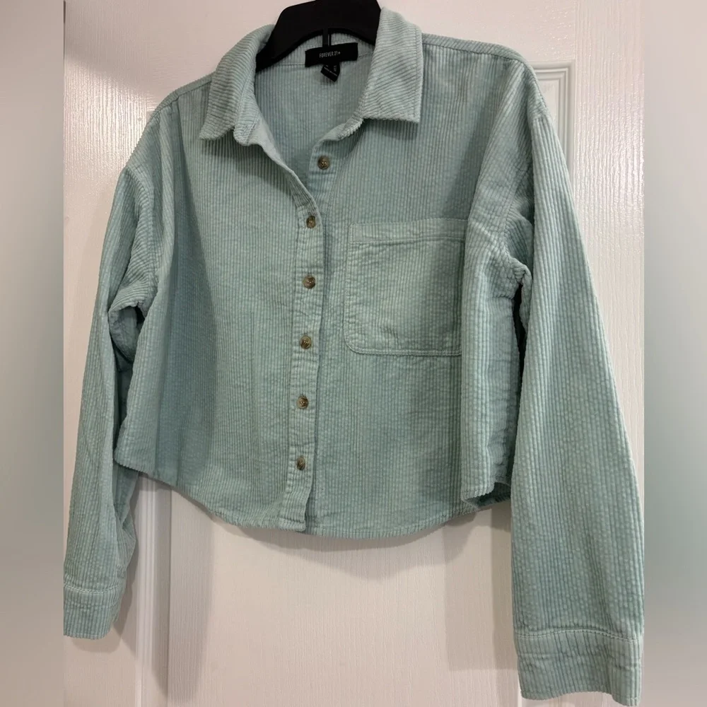 Corduroy Crop Jacket, OX